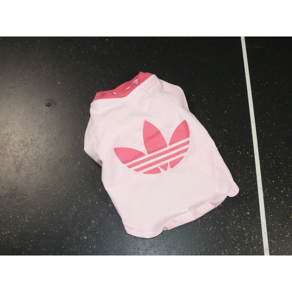 Adidas Originals Pet Cali T-Shirt Clear Powder Pink Size Medium 55x34cm | KH0119 - Picture 2 of 6